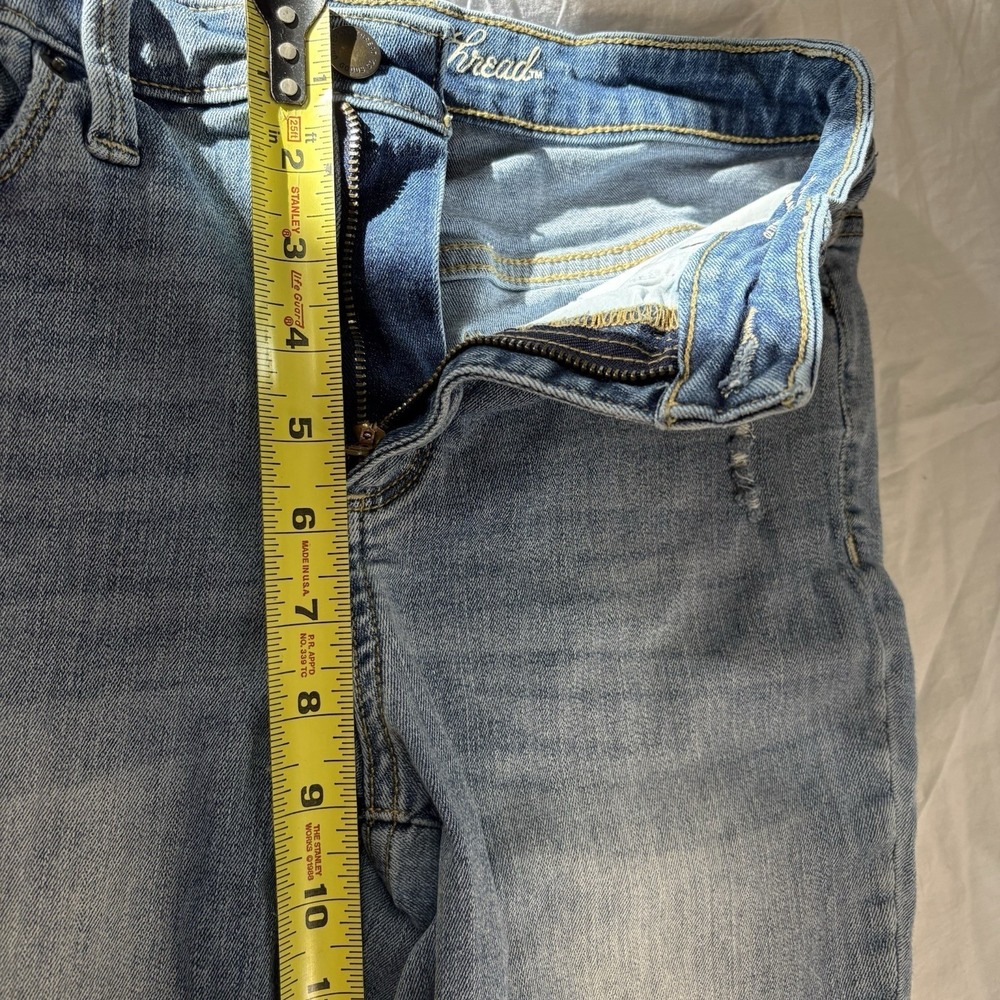 Universal Thread Women's Jeans Size 2/26 R High Rise Skinny Distressed Cuff - Picture 6 of 8
